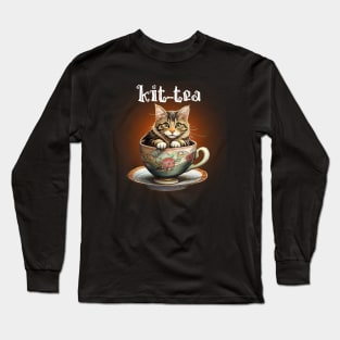 Kit-Tea Long Sleeve T-Shirt